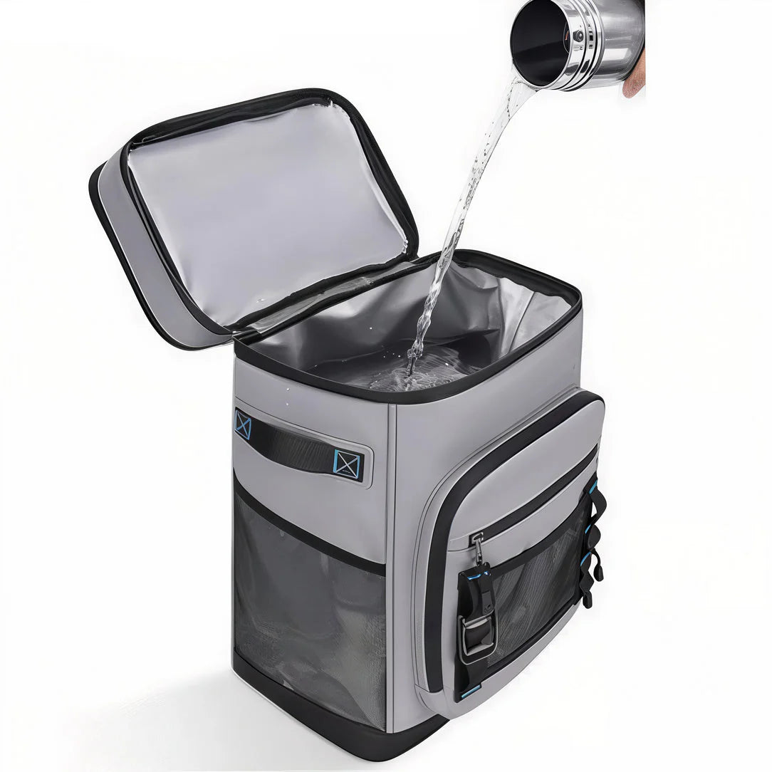 Sac à dos isotherme multipoches 30L avec compartiment isolé et poches extérieures