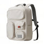 Sac à dos Off-white pour femme avec multiples poches extérieures et bretelles rembourrées