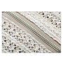 Sac à dos femme de plage en paille léger avec fermeture éclair en argent