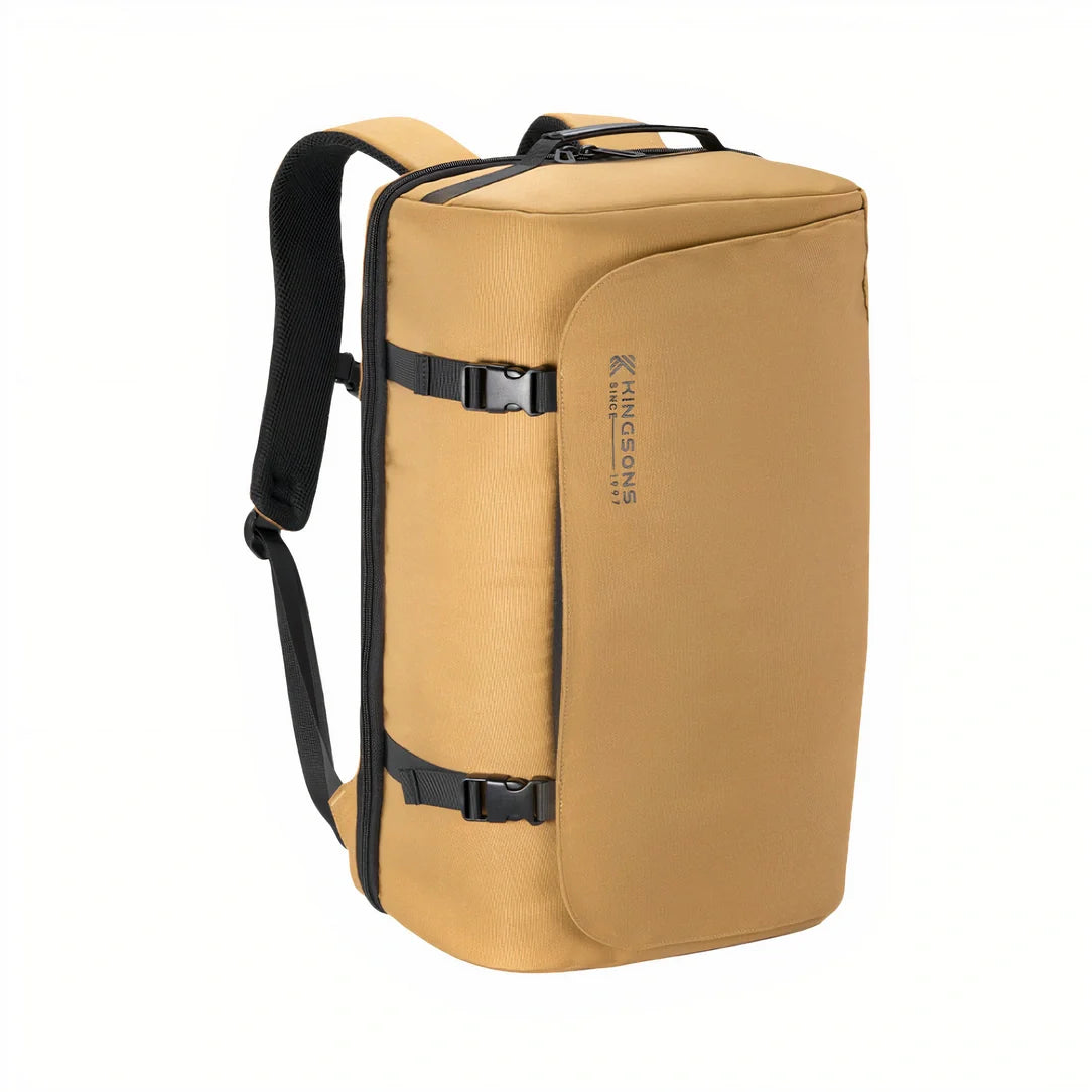 Sac à dos Kingsons tan étanche 17 pouces cab/voyage avec sangles et boucles noires