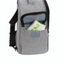 Sac à bandoulière isotherme 5L gris avec poche latérale ouverte et pack de mouchoirs