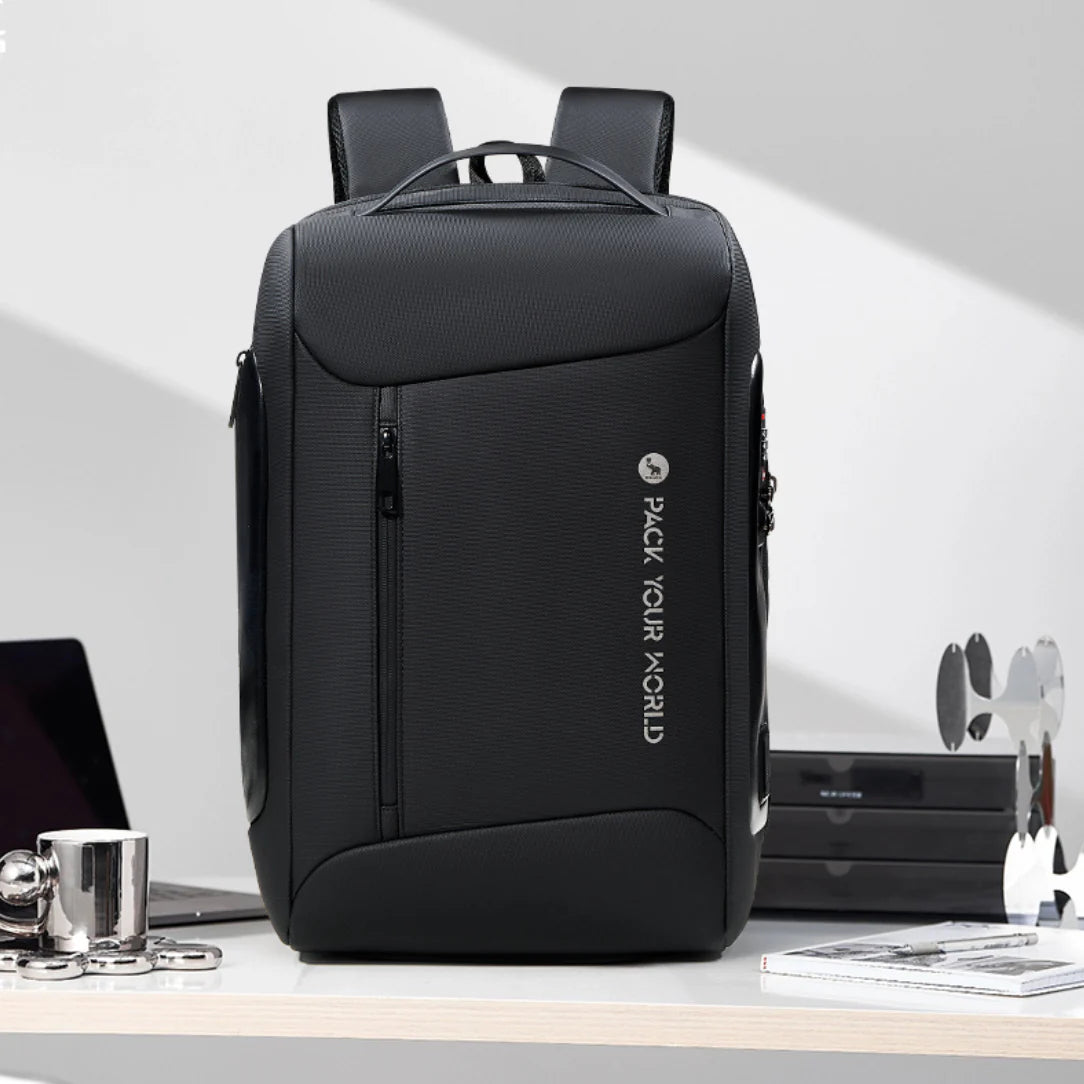 Sac à dos antivol Pack your world II avec plusieurs compartiments et bretelles rembourrées