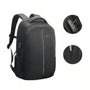 Sac à dos antivol Tigernu noir pour PC 15.6 pouces avec port USB et serrure intégrée