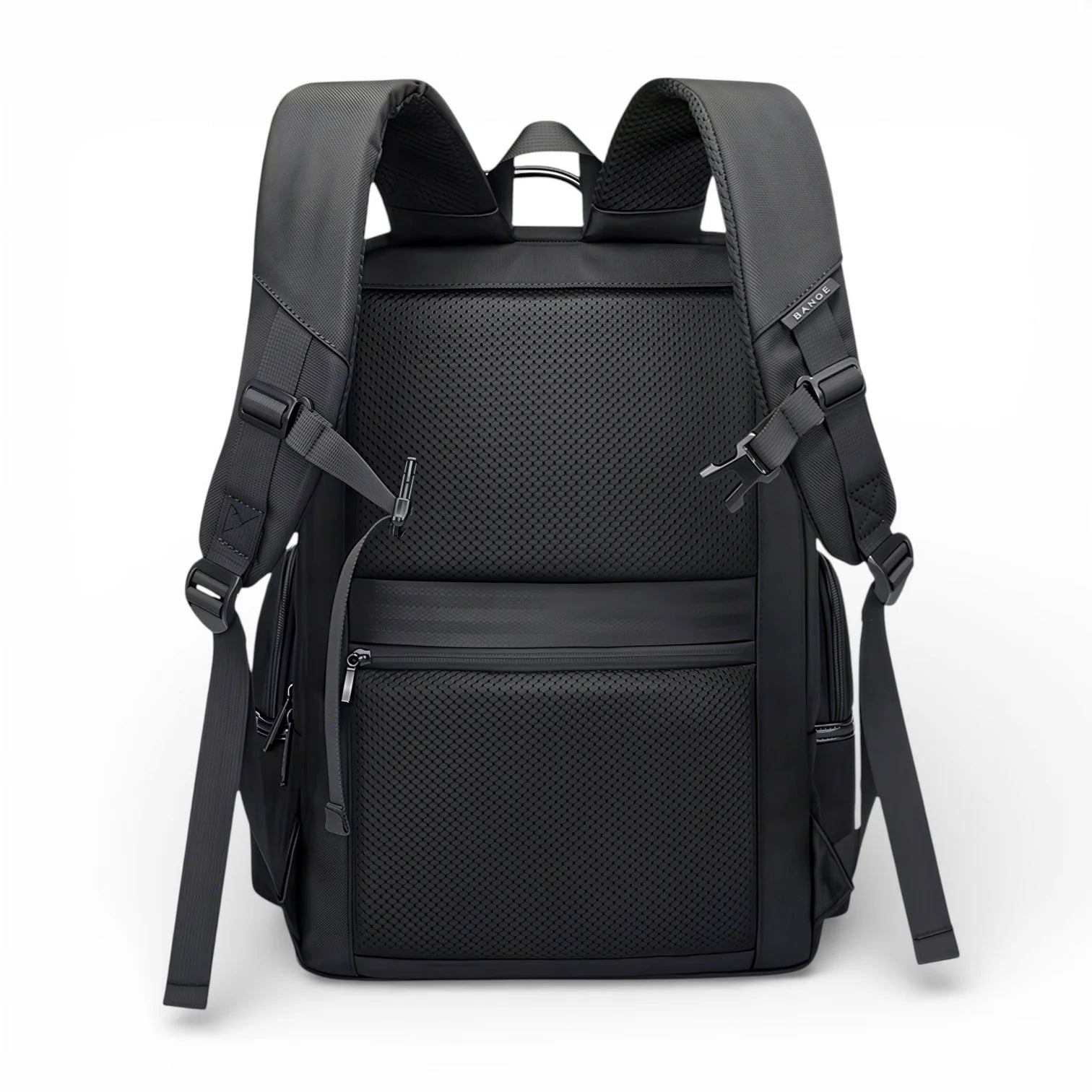 Sac à dos bureau homme Xpac, dos en mesh noir avec sangles réglables
