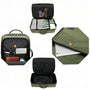 Sac à dos cabine olive et noir 38L avec compartiments rembourrés
