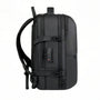Sac à dos cabine antivol TSA noir multi-compartiments