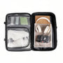 Sac à dos cabine antivol TSA multi-compartiments noir transparent avec poches maillées et intérieur rembourré
