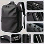 Sac à dos cabine AirTrail noir avec antivol, porte-bouteille et poches multiples