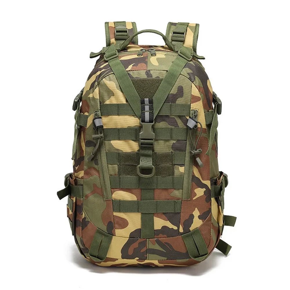 Sac à dos Cityguard 35L camouflage militaire avec multiples sangles et boucles