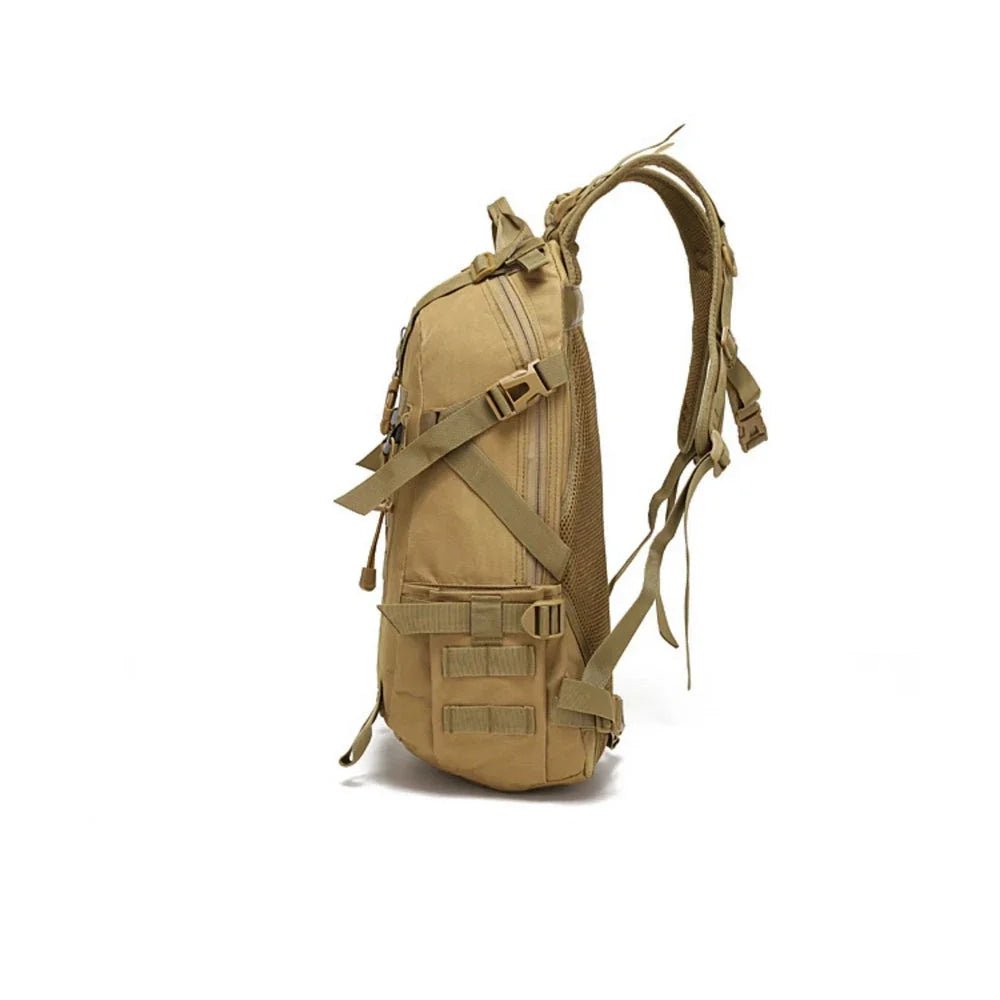 Sac à dos Cityguard 35L tan tactique avec multiples sangles et compartiments