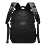 Sac à dos collégien Campus One noir avec panneau dorsal en mesh rembourré et bretelles ajustables