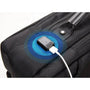Sac à dos convertible pour ordinateur avec une mallette noire et un périphérique USB lumineux