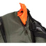 Sac à dos de randonnée 40L olive vert avec doublure orange pour activités outdoor