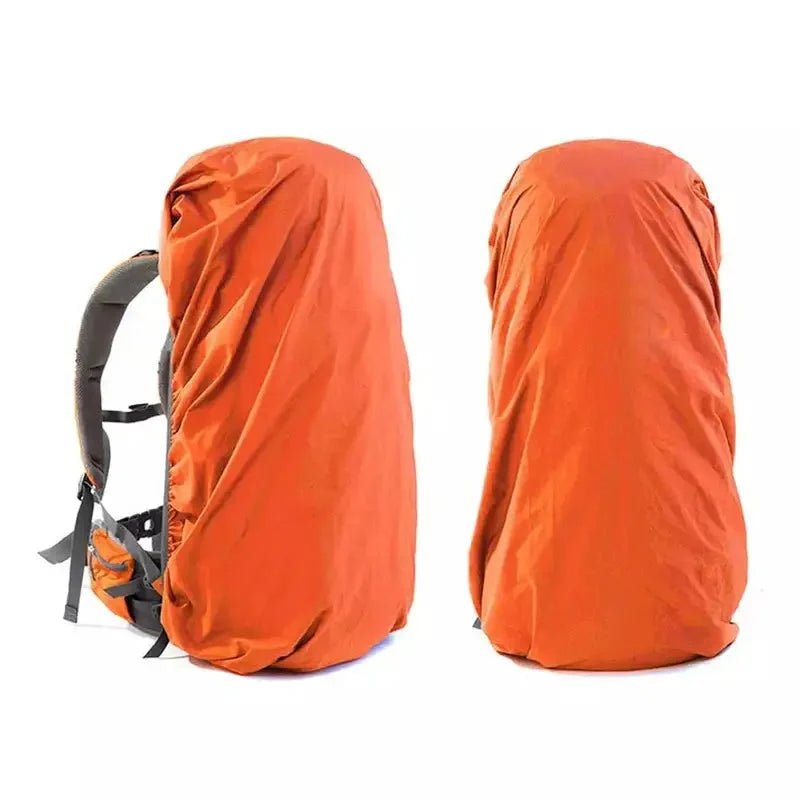 Deux housses de pluie orange pour sac à dos de randonnée 70L imperméable