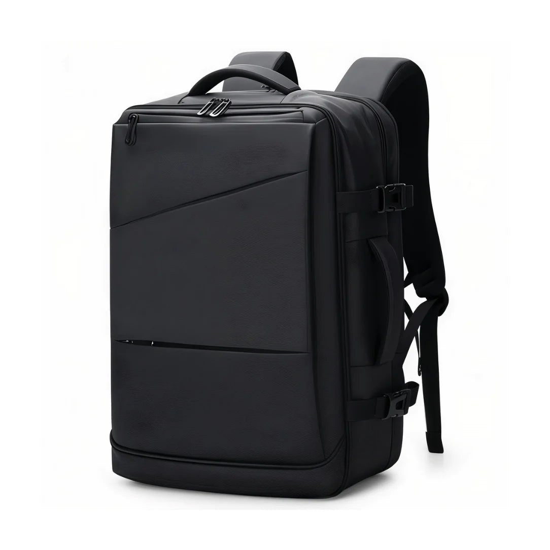 Sac à dos de ville pour homme ordinateur 17 pouces noir avec plusieurs compartiments