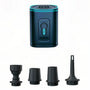 Purificateur d’air portable bleu et noir avec filtres amovibles