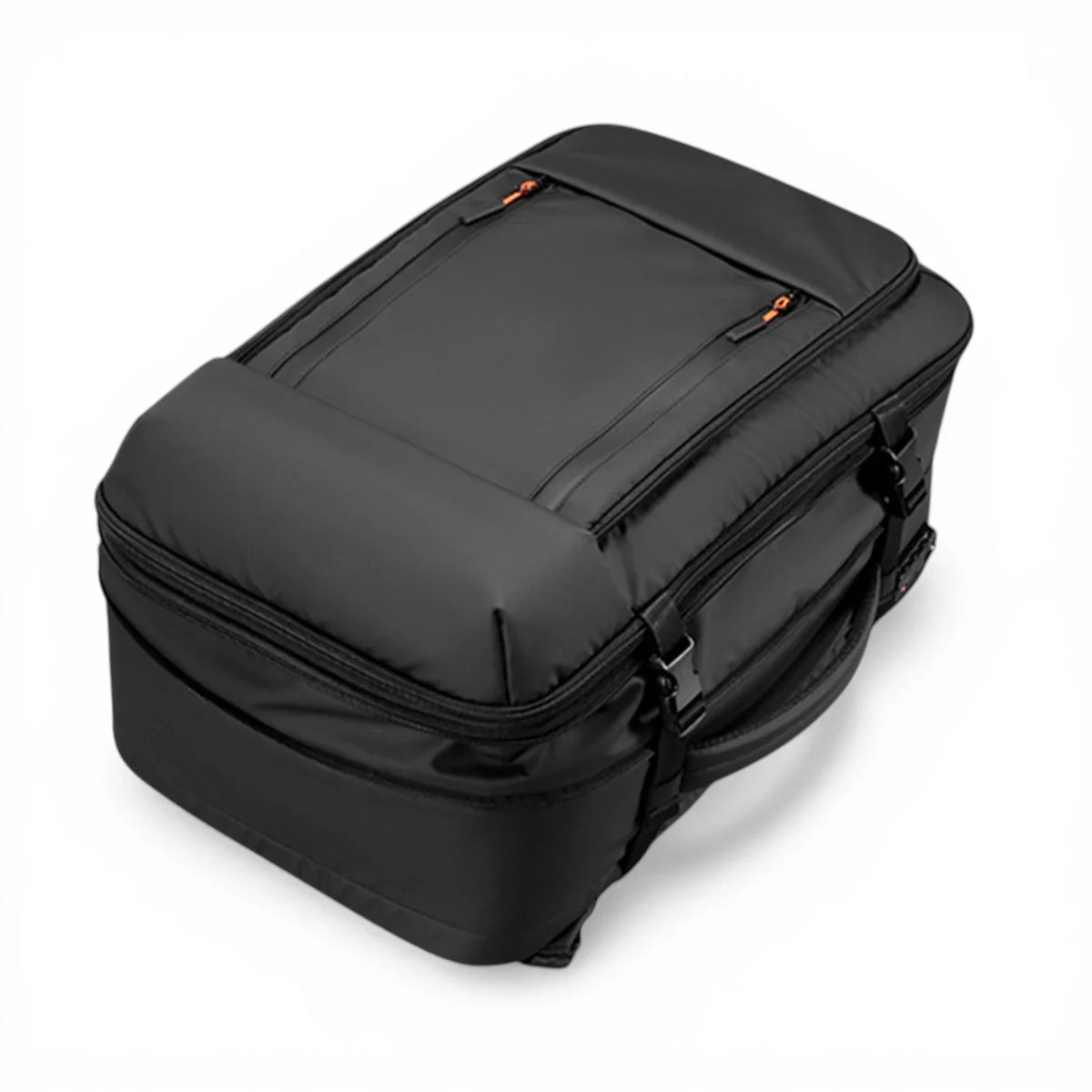 Sac à dos Kings Travel Pack noir nylon avec fermetures orange