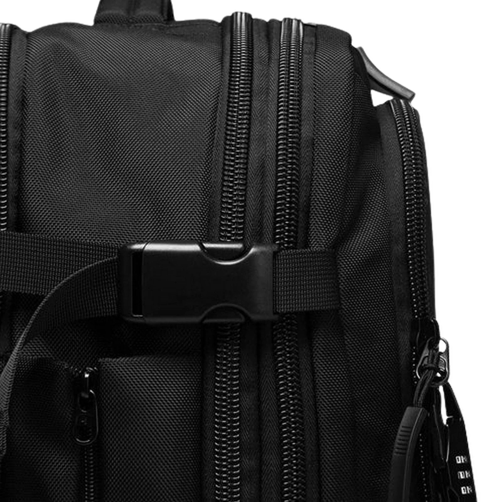 Sac à dos de voyage extensible 17 pouces ExpandTech noir en nylon avec compartiments zippés