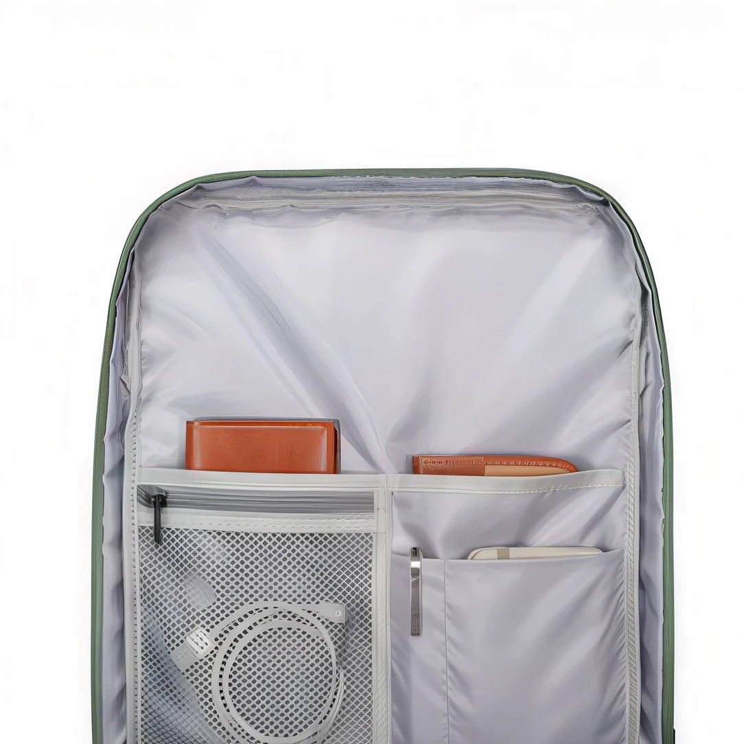 Sac à dos de voyage grand format BG XMC en maille grise avec poches multiples