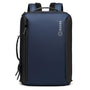 Sac à dos design homme dark blue et noir avec plusieurs compartiments et poignée supérieure