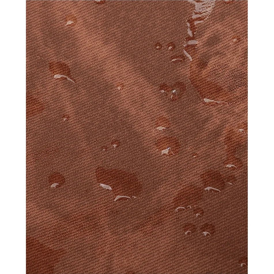 Tissu textile résistante à l’eau de couleur rouge-brun pour Sac à dos en cuir végétal