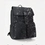 Sac à dos Equinoxe noir résistant à l’eau avec motif tacheté