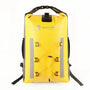 Sac à dos étanche 30L IPX6 Marjaqe jaune vif, dos avec logo