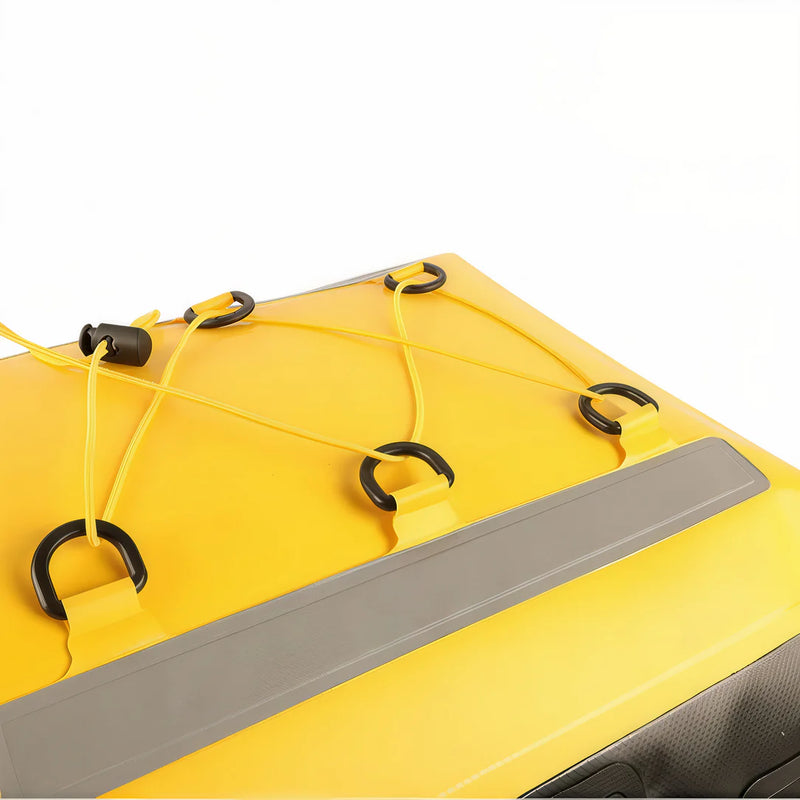 Sac à dos étanche 30L IPX6 Marjaqe jaune vif avec sangles et D-rings