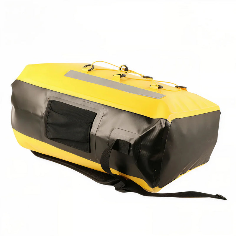 Sac à dos étanche 30L IPX6 Marjaqe jaune noir réfléchissant