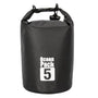 Sac à dos étanche Paddle avec motif en fibre de carbone noir et fermeture à clip