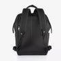 Sac à dos fashion noir avec bretelles ajustables et poignée supérieure