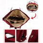 Sac à dos Fémina Escape marron avec intérieur beige et compartiments multiples