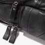 Sac à dos cuir Zency Horizon en cuir noir avec zip et sangles ajustables