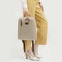 Sac à dos femme beige avec accents marron pour PC 14 pouces Transit