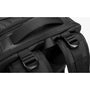 Tactical noir Sac à dos grande ouverture avec bretelles ajustables et boucles solides