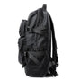 Sac à dos homme tendance noir tactique avec multiples compartiments et poche en mesh