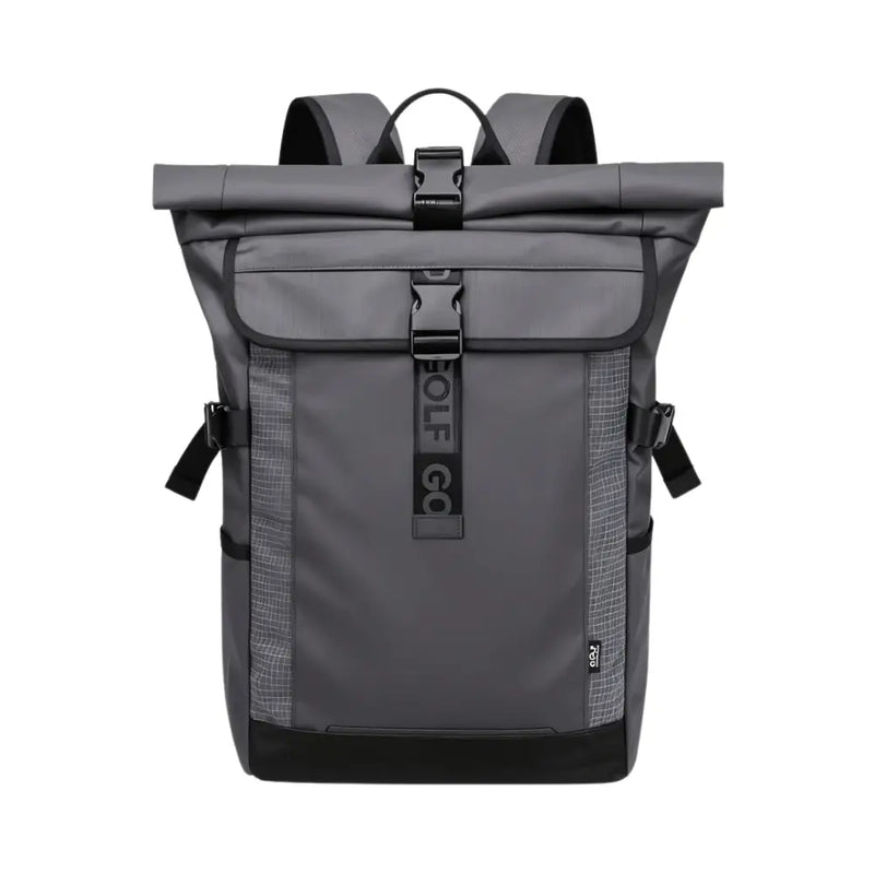 Sac à dos imperméable homme Aqua Golf I gris avec bretelles ajustables et boucles frontales