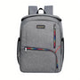 Sac à dos isotherme de picnic multipoches 25L avec gris et zippers colorés