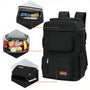 Sac à dos isotherme de travail 25L avec cooler noir et multiples compartiments