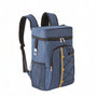 Sac à dos isotherme de trekking 20L bleu marine avec compartiment principal zippé