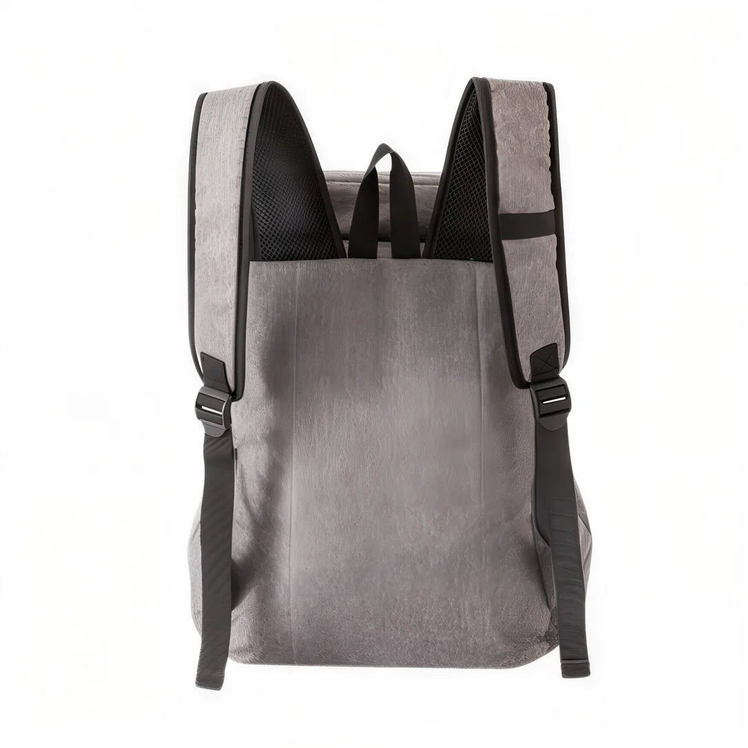 Sac à dos isotherme de trekking gris avec bretelles noires de 20L