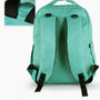Sac à dos à langer isotherme mint vert avec bretelles réglables et poignée supérieure