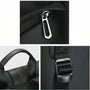 Sac à dos laptop 15’’ Ryden JB en cuir noir avec fermetures argentées