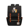 Sac à dos maternelle Disney Aristochats avec chatons cartoon et bretelles en faux cuir marron