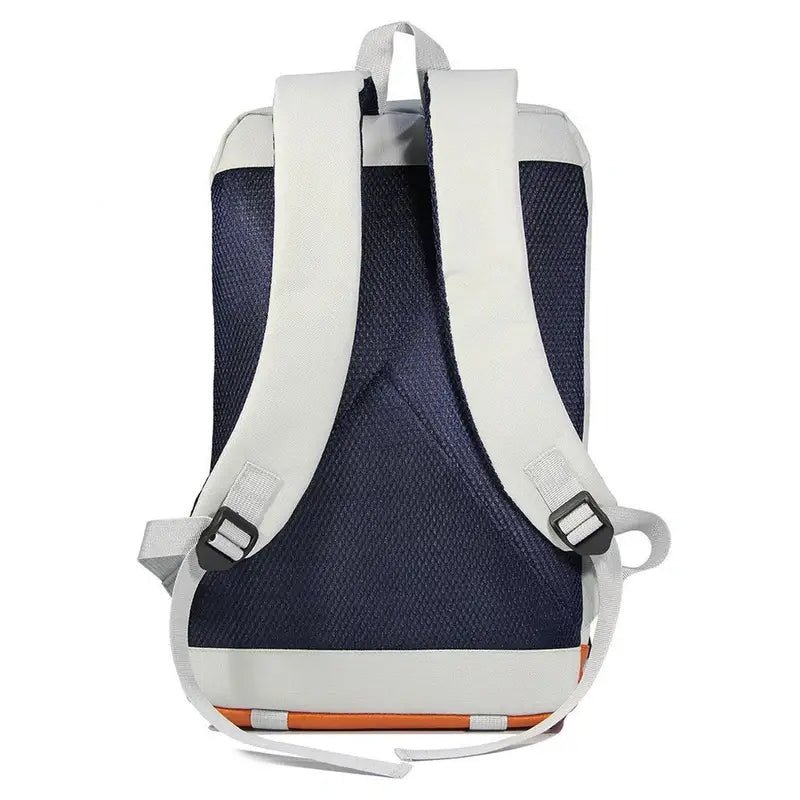 Sac à dos maternelle Dumbo navy, blanc et orange avec bretelles réglables