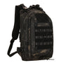 Sac à dos militaire 25L 1000D camouflage sombre avec MOLLE et cordon de serrage