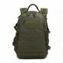 Sac à dos militaire 35l olive vert avec poignée tressée et sangles horizontales