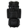 Sac à dos militaire 70l noir avec plusieurs compartiments et sangles pour randonnée