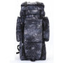 Sac à dos militaire 70l avec motif camouflage, plusieurs compartiments et sangles