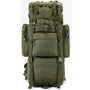 Sac à dos militaire 70l vert olive tactique avec multiples compartiments et sangles